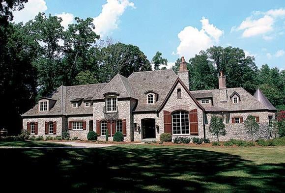 European House Plan 96915 with 6 Beds, 9 Baths, 4 Car Garage Elevation