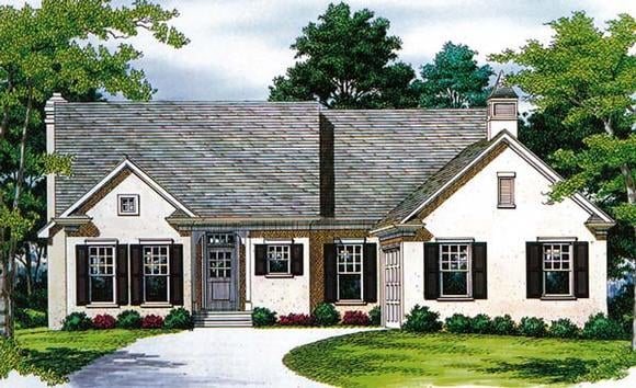Traditional House Plan 96952 with 3 Beds, 2 Baths, 2 Car Garage Elevation