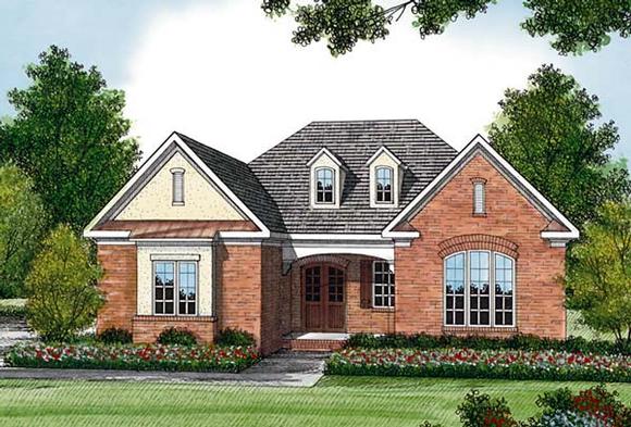 Traditional House Plan 96980 with 3 Beds, 3 Baths, 2 Car Garage Elevation