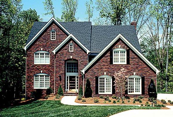 Traditional House Plan 97092 with 5 Beds, 5 Baths, 2 Car Garage Elevation