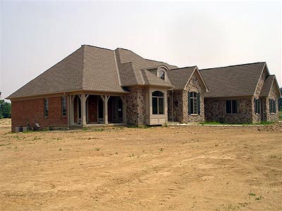 Bungalow, Country Plan with 2044 Sq. Ft., 4 Bedrooms, 3 Bathrooms, 2 Car Garage Picture 2