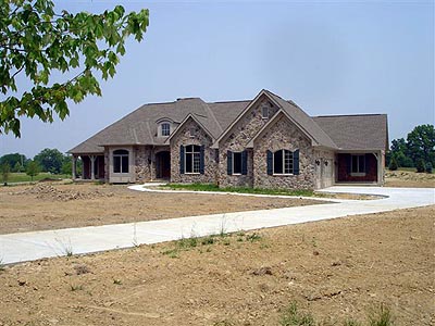 Bungalow, Country Plan with 2044 Sq. Ft., 4 Bedrooms, 3 Bathrooms, 2 Car Garage Picture 4
