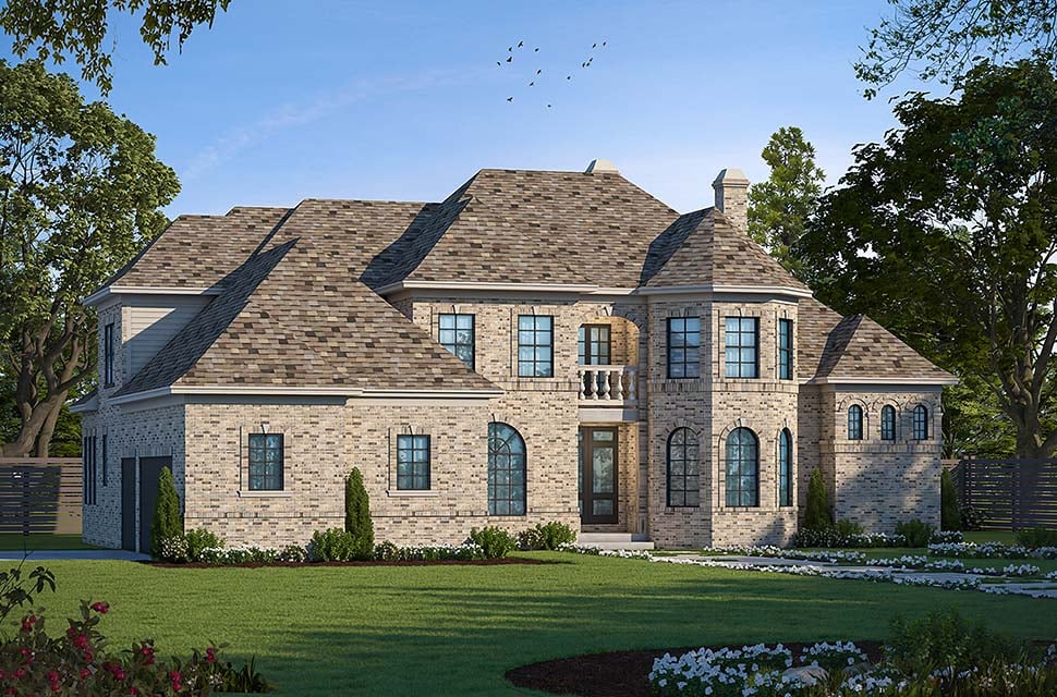 European, Victorian Plan with 3094 Sq. Ft., 4 Bedrooms, 4 Bathrooms, 3 Car Garage Picture 4