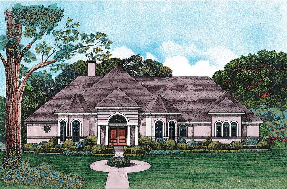 European, Victorian Plan with 2517 Sq. Ft., 3 Bedrooms, 3 Bathrooms, 2 Car Garage Picture 4