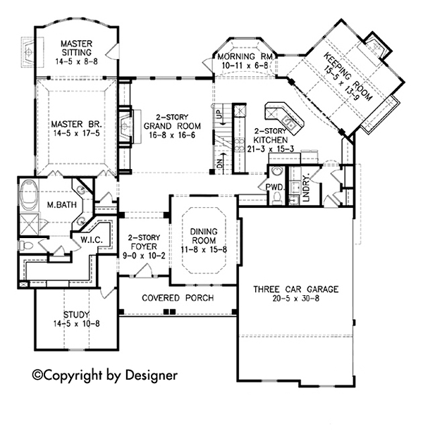 House Plan 97625 Traditional Style, House Plans With Keeping Room