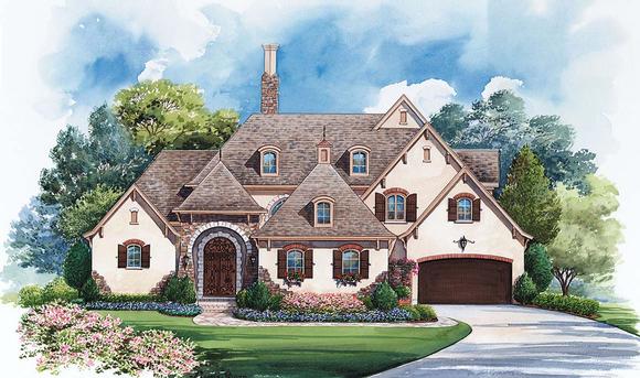 French Country House Plan 97976 with 4 Beds, 5 Baths, 4 Car Garage Elevation
