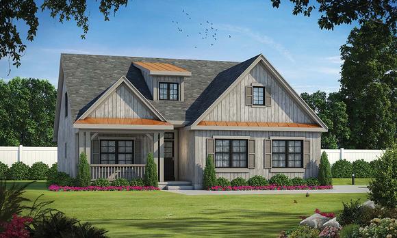 Country House Plan 97996 with 4 Beds, 4 Baths, 2 Car Garage Elevation
