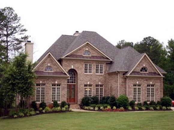 Colonial, Greek Revival House Plan 98297 with 4 Beds, 4 Baths, 3 Car Garage Elevation