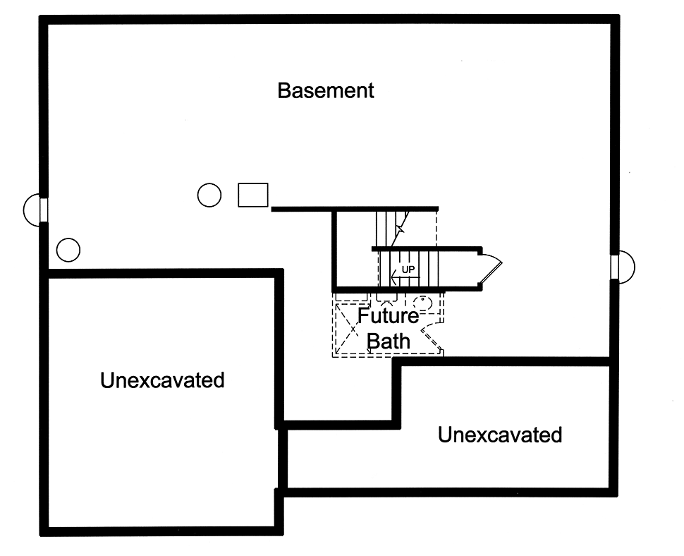 Bungalow, Cape Cod, Cottage House Plan 98698 with 4 Beds, 3 Baths, 2 Car Garage Lower Level