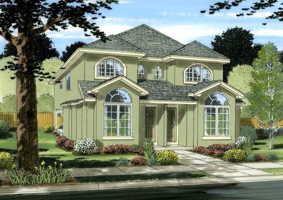 Multi-Family Plan 99954 with 6 Beds, 6 Baths Elevation