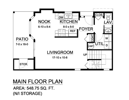 Multi-Family Plan 99958 with 6 Beds, 4 Baths First Level Plan