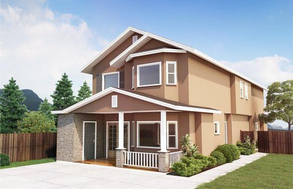 Multi-Family Plan 99958 with 6 Beds, 4 Baths Elevation