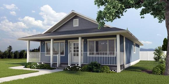 Country, Ranch House Plan 99960 with 3 Beds, 2 Baths Elevation