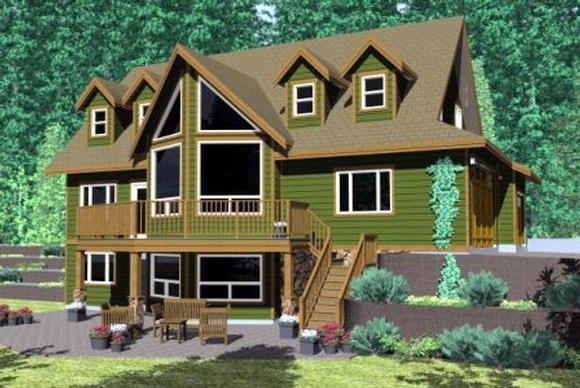 Country House Plan 99994 with 3 Beds, 3 Baths, 3 Car Garage Elevation